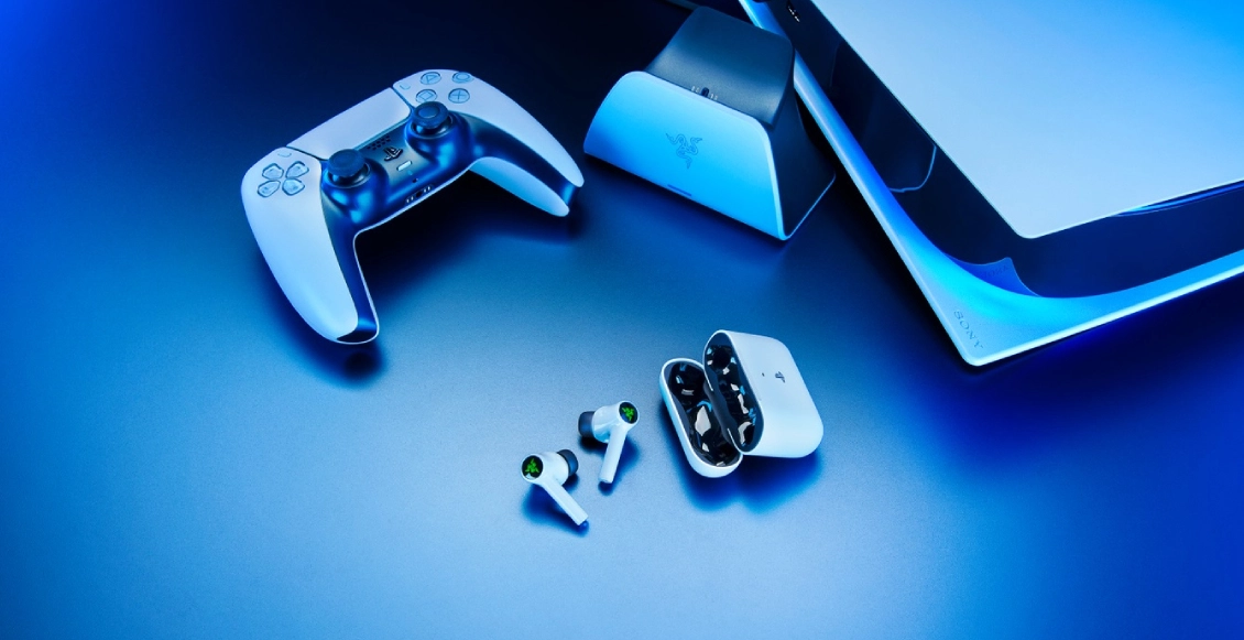 Беспроводные наушники Razer Hammerhead HyperSpeed - PlayStation Licensed белый Беспроводные наушники Razer Hammerhead HyperSpeed - PlayStation Licensed белый - 5