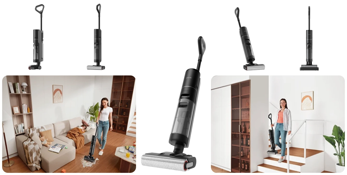 Моющий беспроводной пылесос Xiaomi Dreame G10 Pro чёрный с серым Моющий беспроводной пылесос Xiaomi Dreame G10 Pro чёрный с серым - 7