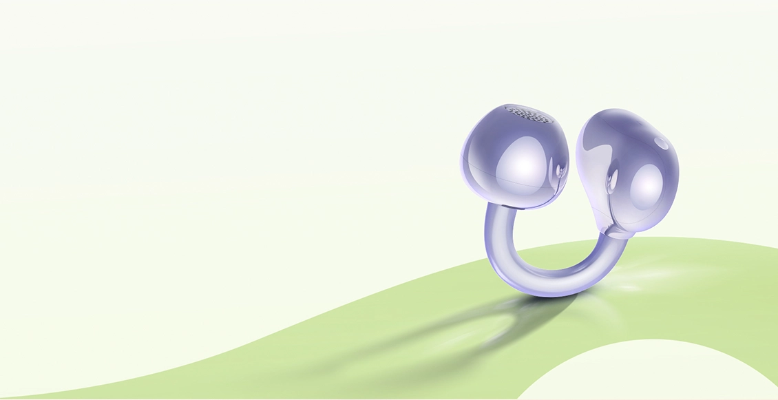 Беспроводные наушники Honor Choice Earbuds Clip фиолетовый Беспроводные наушники Honor Choice Earbuds Clip фиолетовый - 1