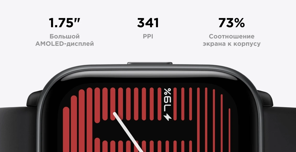 Умные часы Xiaomi Amazfit Active лавандовый (лавандовый ремешок) Умные часы Xiaomi Amazfit Active лавандовый (лавандовый ремешок) - 2