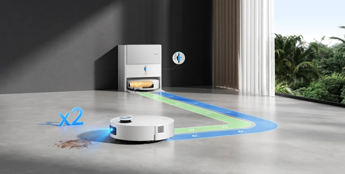 Робот-пылесос Xiaomi Dreame Aqua10 Ultra Roller Complete белый Робот-пылесос Xiaomi Dreame Aqua10 Ultra Roller Complete белый - 9