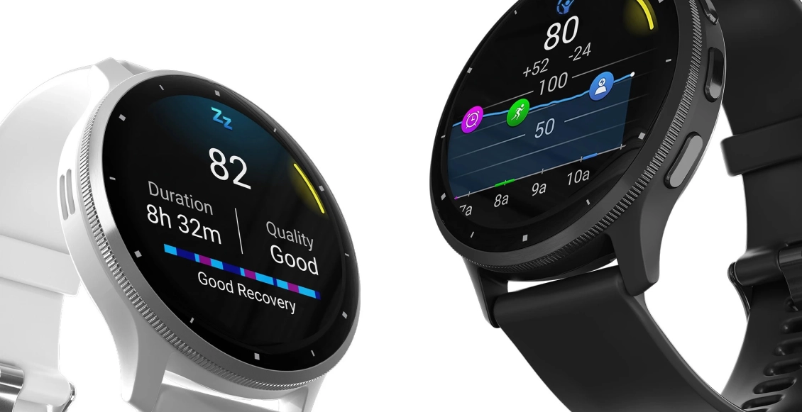 Умные часы Garmin Venu 3 чёрный (чёрный ремешок) Умные часы Garmin Venu 3 чёрный (чёрный ремешок) - 1