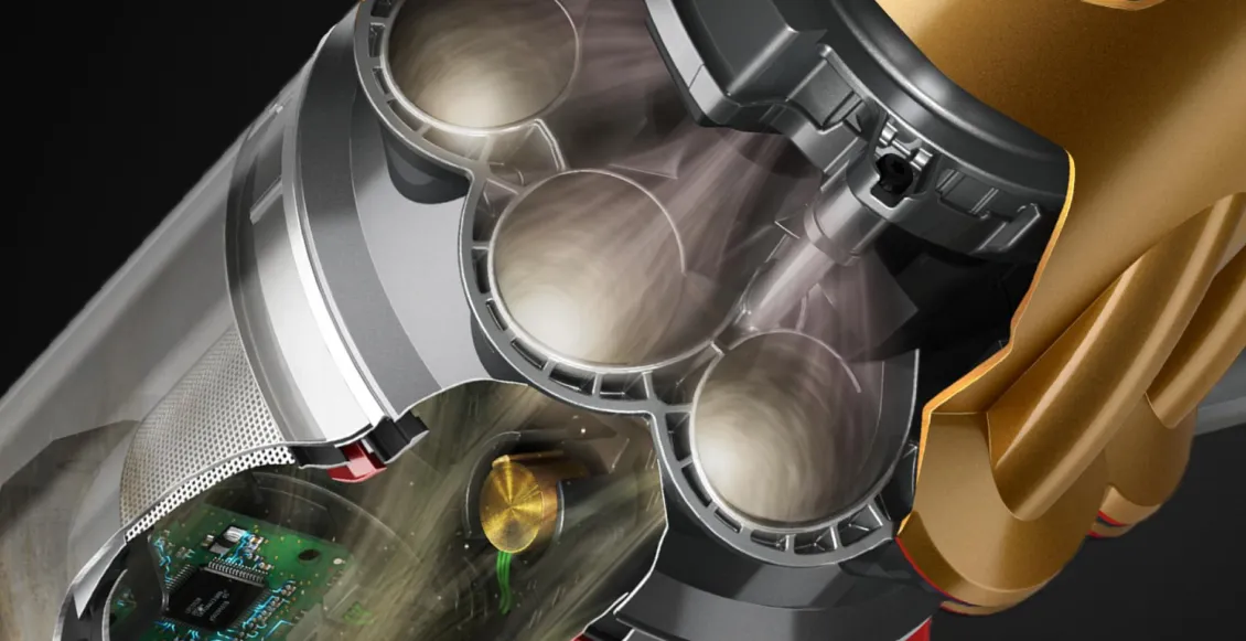 Беспроводной пылесос Dyson V12 Detect Slim Fluffy никель, синий (SV46) Беспроводной пылесос Dyson V12 Detect Slim Fluffy никель, синий (SV46) - 4