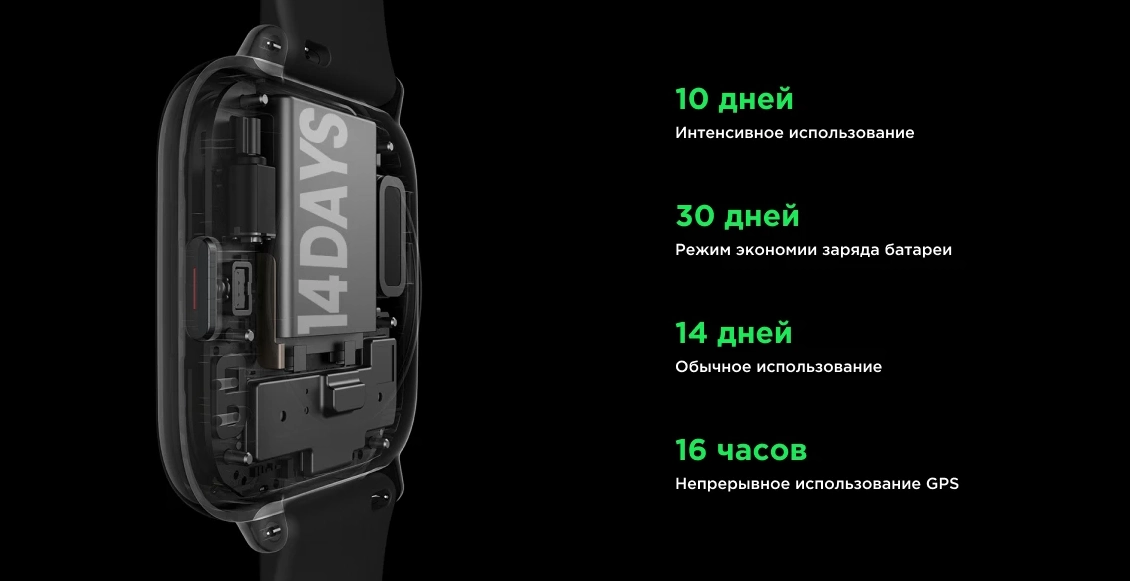 Умные часы Xiaomi Amazfit Active лавандовый (лавандовый ремешок) Умные часы Xiaomi Amazfit Active лавандовый (лавандовый ремешок) - 5