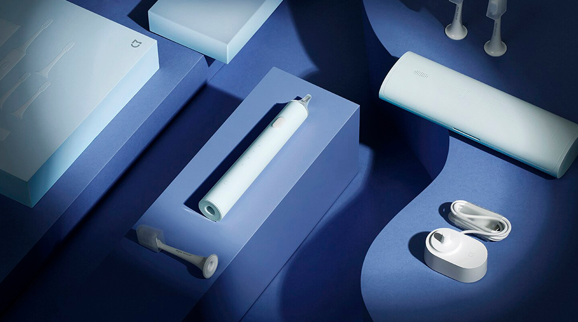Электрическая зубная щетка Xiaomi Mijia Sonic Electric Toothbrush T500C голубой Электрическая зубная щетка Xiaomi Mijia Sonic Electric Toothbrush T500C голубой - 2