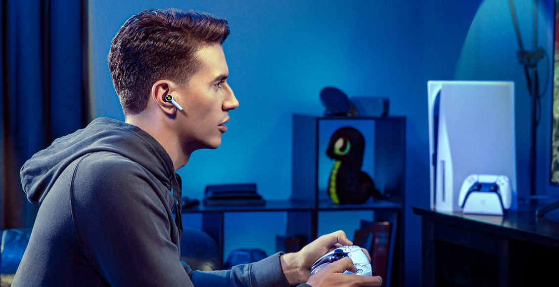 Беспроводные наушники Razer Hammerhead HyperSpeed - PlayStation Licensed белый Беспроводные наушники Razer Hammerhead HyperSpeed - PlayStation Licensed белый - 3