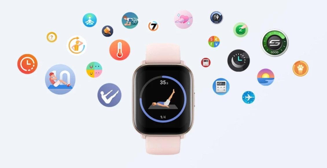 Умные часы Xiaomi Amazfit Active лавандовый (лавандовый ремешок) Умные часы Xiaomi Amazfit Active лавандовый (лавандовый ремешок) - 3