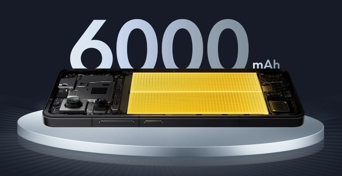 Смартфон Xiaomi Poco F7 Pro 12/256 ГБ голубой (2sim) Смартфон Xiaomi Poco F7 Pro 12/256 ГБ голубой (2sim) - 6