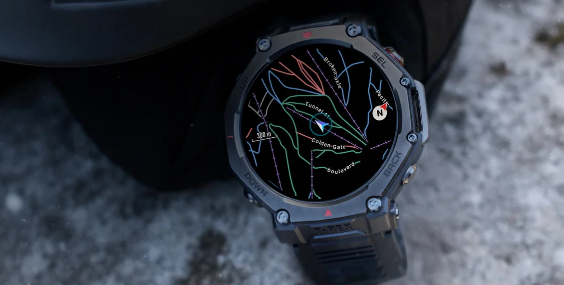 Умные часы Xiaomi Amazfit T-Rex 3 Pro 48mm чёрный Умные часы Xiaomi Amazfit T-Rex 3 Pro 48mm чёрный - 1