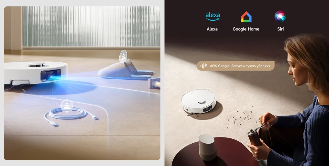 Робот-пылесос Xiaomi Dreame D20 Pro белый Робот-пылесос Xiaomi Dreame D20 Pro белый - 6