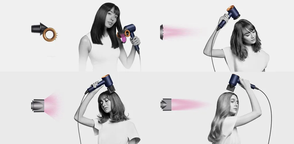 Фен Dyson Supersonic HD15 синий, оранжевый (футляр) Фен Dyson Supersonic HD15 синий, оранжевый (футляр) - 3