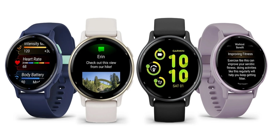 Умные часы Garmin Vivoactive 6 лунно-золотистый (слоновая кость ремешок) Умные часы Garmin Vivoactive 6 лунно-золотистый (слоновая кость ремешок) - 1