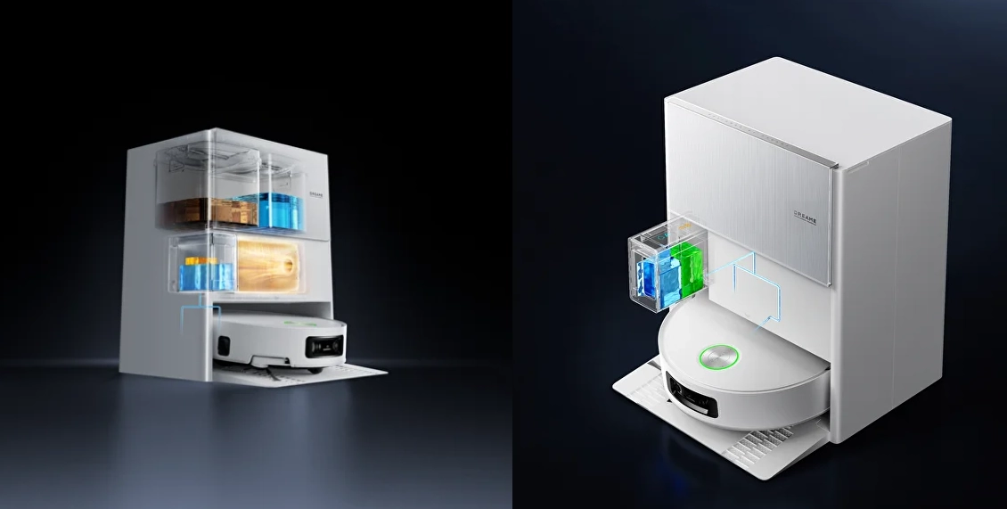 Робот-пылесос Xiaomi Dreame Aqua10 Ultra Roller Complete белый Робот-пылесос Xiaomi Dreame Aqua10 Ultra Roller Complete белый - 8