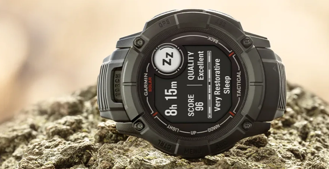 Умные часы Garmin Instinct 2x Solar Tactical коричневый (коричневый ремешок) Умные часы Garmin Instinct 2x Solar Tactical коричневый (коричневый ремешок) - 5