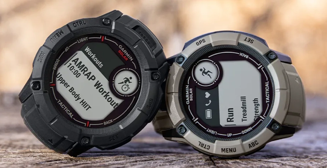 Умные часы Garmin Instinct 2x Solar Tactical коричневый (коричневый ремешок) Умные часы Garmin Instinct 2x Solar Tactical коричневый (коричневый ремешок) - 3