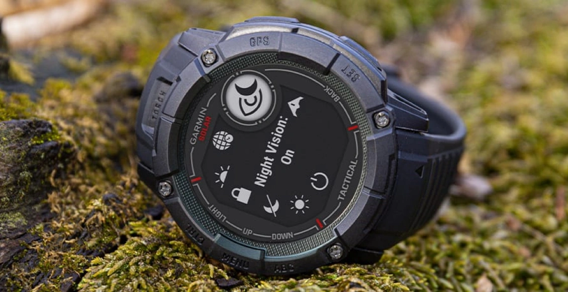 Умные часы Garmin Instinct 2x Solar Tactical коричневый (коричневый ремешок) Умные часы Garmin Instinct 2x Solar Tactical коричневый (коричневый ремешок) - 2