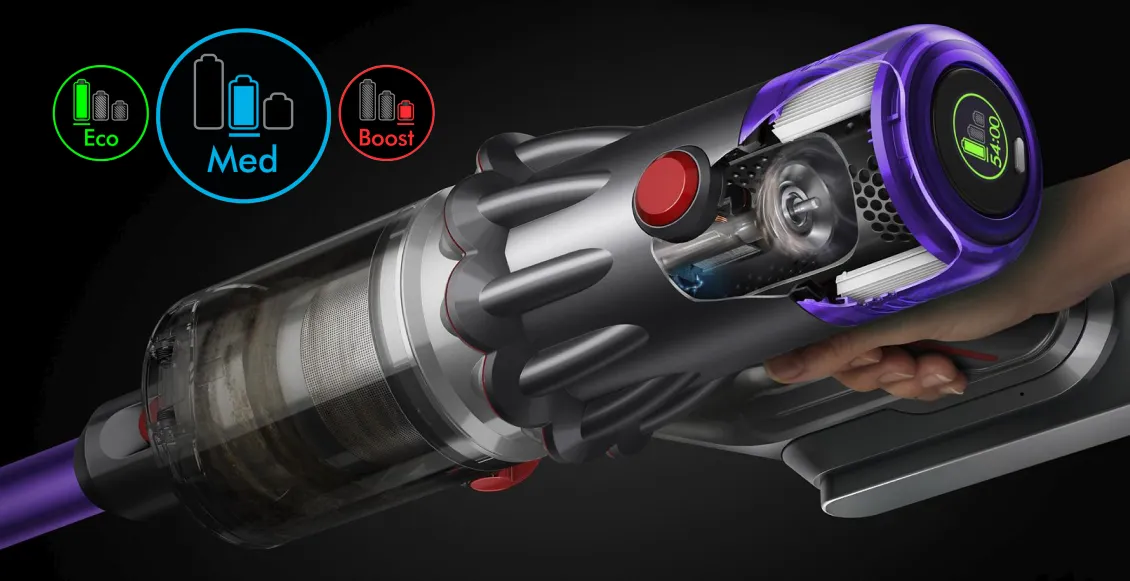 Беспроводной пылесос Dyson V12 Origin фиолетовый, никель (SV49) Беспроводной пылесос Dyson V12 Origin фиолетовый, никель (SV49) - 1