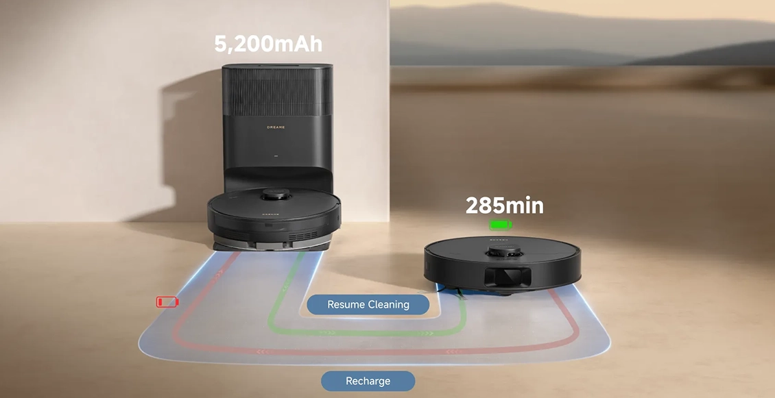 Робот-пылесос Xiaomi Dreame D20 Plus белый Робот-пылесос Xiaomi Dreame D20 Plus белый - 6