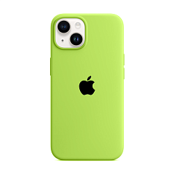 Клип-кейс (накладка) Silicone Case для Apple iPhone 14 силикон, зелёный