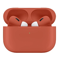 Беспроводные наушники Apple AirPods Pro 2 (Type-C) лососево-красный матовый (полная покраска)