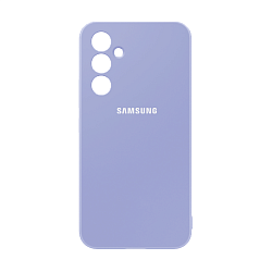 Клип-кейс (накладка) Silicone cover закрытый для Samsung Galaxy A34 5G силикон, лавандовый