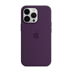 Клип-кейс (накладка) Silicone Case для Apple iPhone 13 Pro силикон, тёмно-фиолетовый