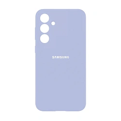 Клип-кейс (накладка) Silicone cover закрытый для Samsung Galaxy A16 силикон, лавандовый