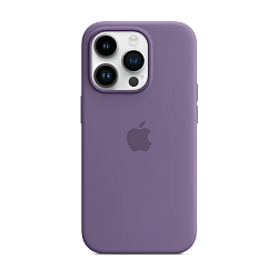 Клип-кейс (накладка) Silicone Case MagSafe для Apple iPhone 14 Pro силикон, фиолетовый