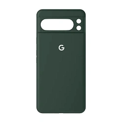 Клип-кейс (накладка) Silicone cover закрытый для Google Pixel 8 Pro силикон, тёмно-зелёный