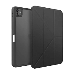 Чехол-книжка UNIQ Moven для Apple iPad Pro 11" (2024 / 2025)  полиуретан, поликарбонат, серый