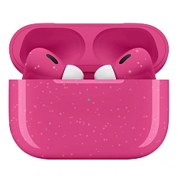 Беспроводные наушники Apple AirPods Pro 2 (Type-C) розовый с блёстками (полная покраска) (MTJV3)