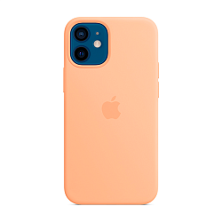Клип-кейс (накладка) Silicone Case для Apple iPhone 12 Mini силикон, пудровый