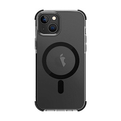 Клип-кейс (накладка) UNIQ Combat MagSafe для Apple iPhone 14 Plus полиуретан, затемнённый