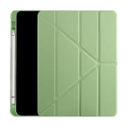 Чехол-книжка c отделением под стилус Smart Case для Apple iPad Air 10.9" (2020 / 2022) силикон, зелёный