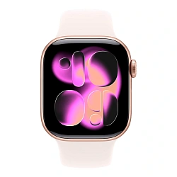 Умные часы Apple Watch Series 11 42mm GPS Rose Gold Aluminum Case Light Blush Sport Band