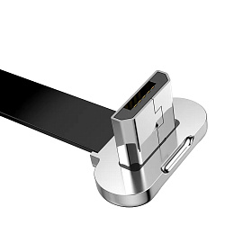 Адаптер беспроводной зарядки Baseus Microfiber Wireless Charging Receiver Micro USB, чёрный