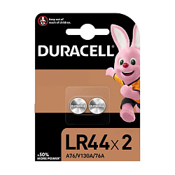 Батарейка Duracell Basic A76 LR44-2BL, 2шт