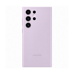 Клип-кейс (накладка) Samsung Silicone Case для Samsung Galaxy S23 Ultra силикон, поликарбонат, лиловый
