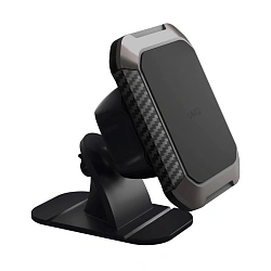 Автомобильный держатель магнитный UNIQ Mondo Magnetic Dashboard (клеящаяся платформа) (Уценка) чёрный