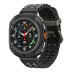 Чехол-бампер Spigen Liquid Air для Samsung Galaxy Watch 8 Classic 46mm полиуретан, чёрный