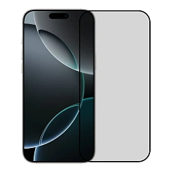 Защитное стекло Otao Matte 2.5D для Apple iPhone 16 Pro Max, черная рамка