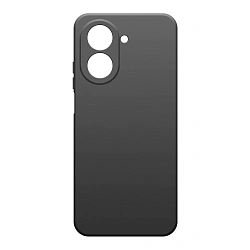 Клип-кейс (накладка) Silicone cover закрытый для Xiaomi Redmi A5 / Poco C71 силикон, чёрный