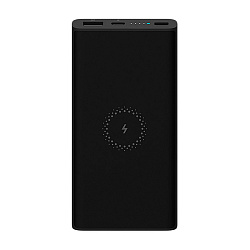 Внешний аккумулятор с беспроводной зарядкой Xiaomi Mi Wireless Power Bank 10000 мАч 10 Вт чёрный