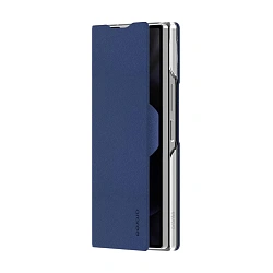 Чехол-книжка Araree Bonnet Diary для Samsung Galaxy Z Fold 6 экокожа, поликарбонат, синий