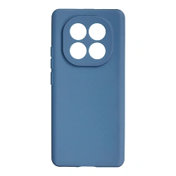 Клип-кейс (накладка) Silicone cover закрытый для Xiaomi Redmi Note 15 Pro 4G силикон, голубой