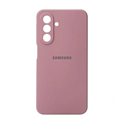 Клип-кейс (накладка) Silicone cover закрытый для Samsung Galaxy A17/ A26 силикон, пудровый