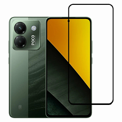 Защитное стекло 3D Premium для Xiaomi Poco M7 Pro 4G, черная рамка