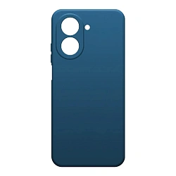 Клип-кейс (накладка) Silicone cover закрытый для Xiaomi Redmi A5 / Poco C71 силикон, голубой