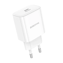 Сетевое зарядное устройство Borofone BA81A 20 Вт белый