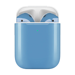 Беспроводные наушники Apple AirPods 2 с зарядным футляром серо-голубой (MV7N2)